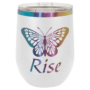 White Polar Camel 12 oz./Prism Stemless Wine Tumbler