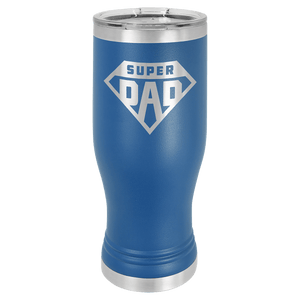 Royal Blue 20 oz. Pilsner with Clear Polar Camel Lid