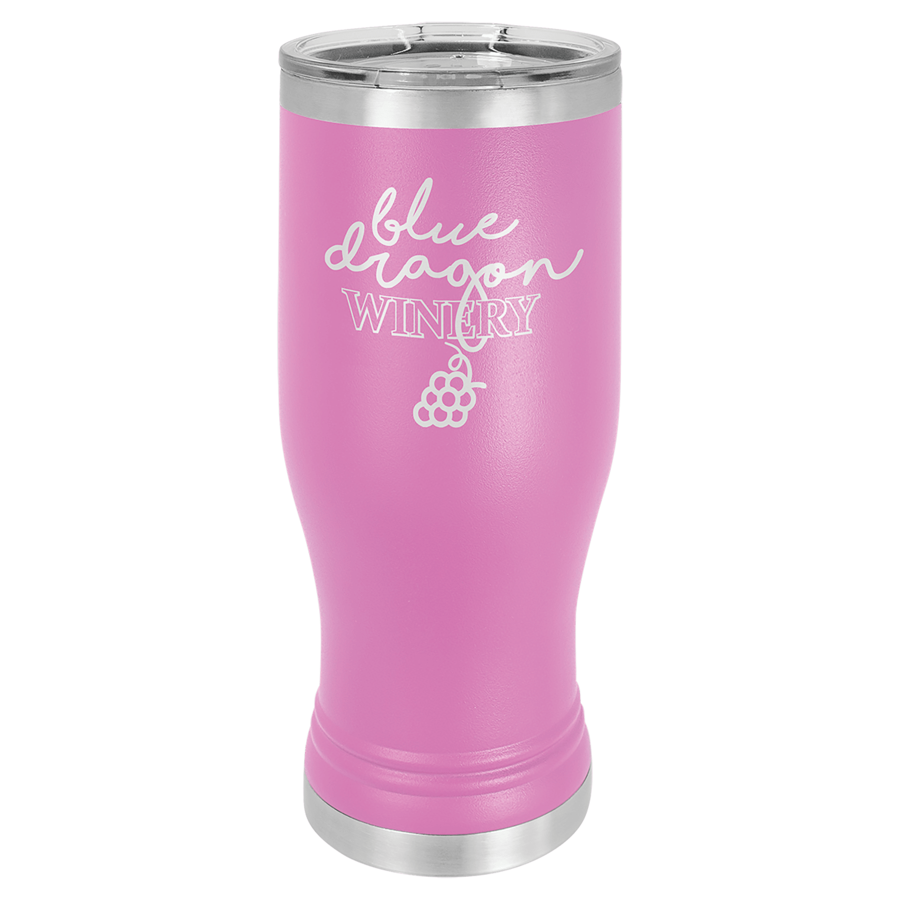 Light Purple 20 oz. Pilsner with Clear Polar Camel Lid