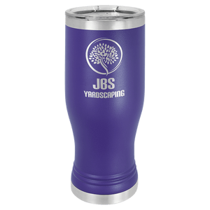 Purple 20 oz. Pilsner with Clear Polar Camel Lid