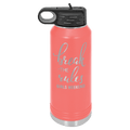 Polar Camel 32 oz. Coral Water Bottle