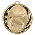 Bright Gold 2" Hockey Laserable MidNite Star Medal