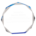 Blue 5" Octagon Acrylic Award