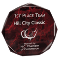 5" Marble Octagon Acrylic Award