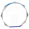 Blue 6" Octagon Acrylic Award