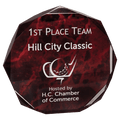 6" Marble Octagon Acrylic Award