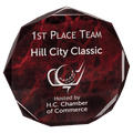 7" Marble Octagon Acrylic Award