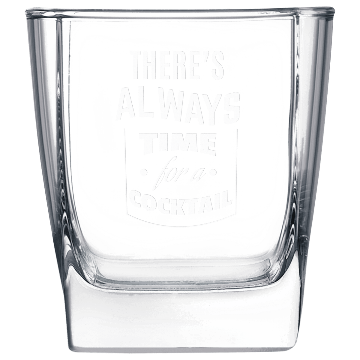 Polar Camel 10 1/2 oz. Square On The Rocks Glass