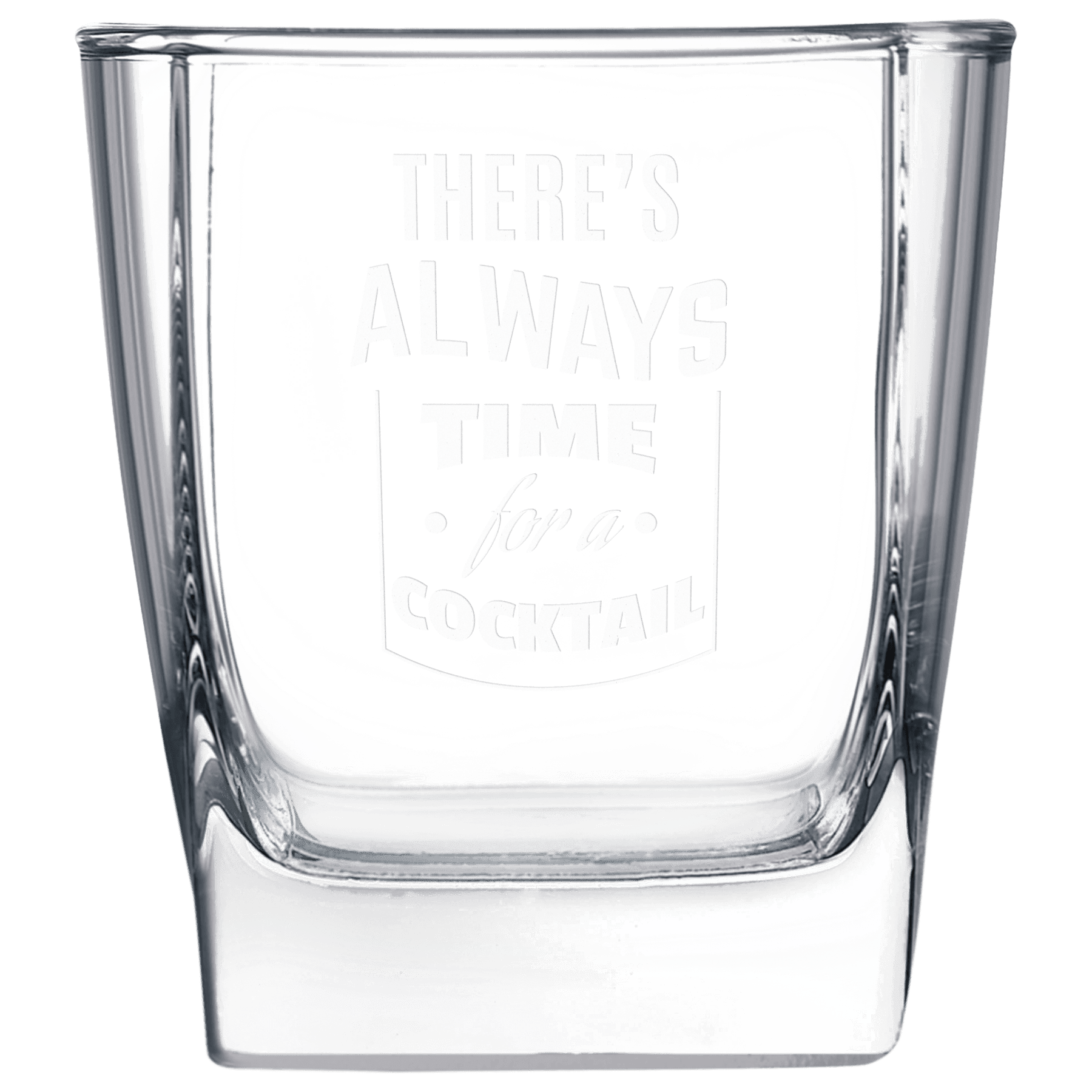 Polar Camel 10 1/2 oz. Square On The Rocks Glass