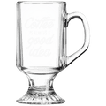 Polar Camel 10 oz. Clear Footed Coffee Mug