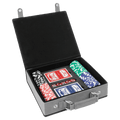 Laserable Leatherette 100 Chip Poker Set