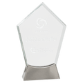 7 1/2" Peak Platinum Glass with Full Metal Base