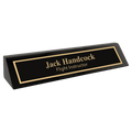 10 1/2" Black Piano Finish Desk Wedge