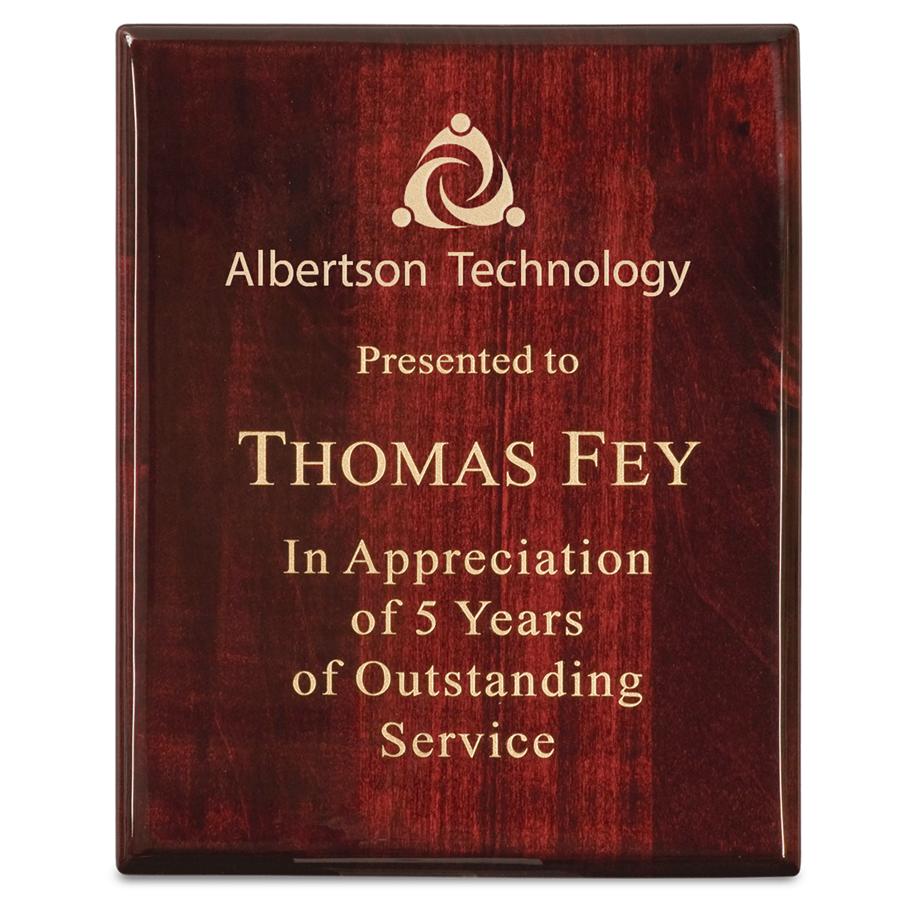 10 1/2" x 13" Premium Piano Finish Plaque