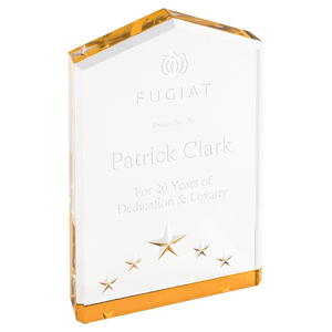 Gold 6" Star Point Acrylic