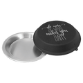 Black 9" Aluminum Pie Pan with Lid