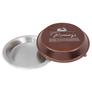 Copper 9" Aluminum Pie Pan with Lid