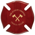 14" x 14" Piano Finish Maltese Cross Plaque