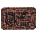 3" x 2" Rectangle Football Laserable Leatherette Patch with Adhesive