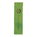 Participant Green Carded Ribbon with String