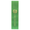 Green Participant Pinked Top Ribbon