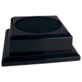8" x 8" Black Royal Piano Finish Pedestal Base