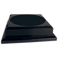 11" x 11" Black Royal Piano Finish Pedestal Base
