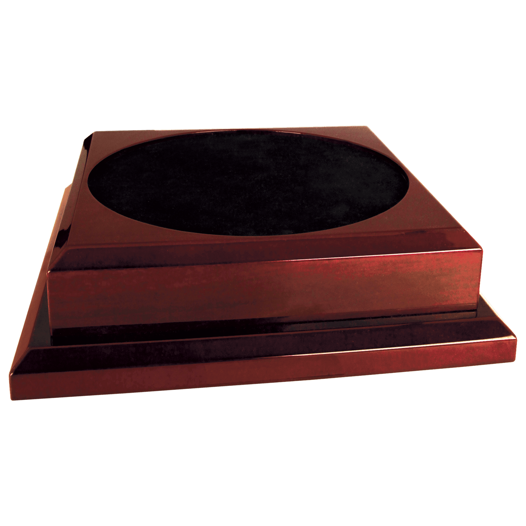 11" x 11" Rosewood Royal Piano Finish Pedestal Base