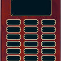 18 Plate Piano Finish Completed Perpetual Plaque
