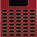 45 Plate Piano Finish Completed Perpetual Plaque