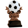 5 1/2" Soccer Ribbon Resin