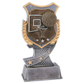 6" Basketball Shield Award