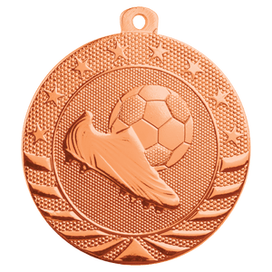 Bright Bronze 2" Soccer Starbrite Medal