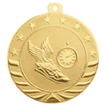 Bright Gold 2" Track Starbrite Medal