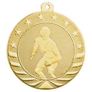 Bright Gold 2" Wrestling Starbrite Medal