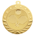 Bright Gold 2" Pickleball Starbrite Medal