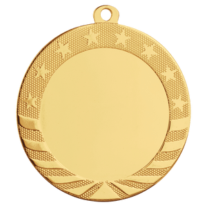 Bright Gold 2 3/4" 2" Insert Holder Starbrite Medal
