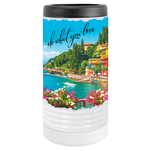 White Sublimatable Polar Camel Slim Beverage Holder