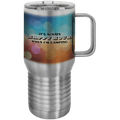 Sublimatable Polar Camel 20 oz. Stainless Steel Travel Mug with Slider Lid