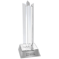 7 1/2" Star Column Acrylic with Silver Base