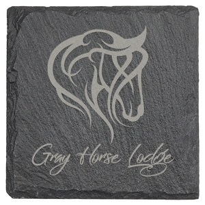 Slate 4" x 4" Square Coaster