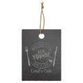 11 1/2" x 8 3/4" Rectangle Slate Cutting Board with Hanger String