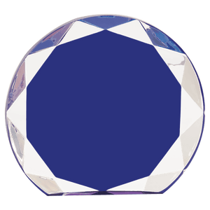 Blue 5 1/2" Sunburst Acrylic