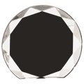 Black 6 1/4" Sunburst Acrylic