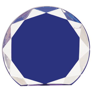Blue 6 1/4" Sunburst Acrylic