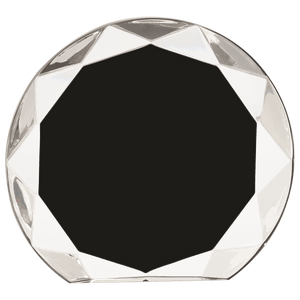 Black 7 1/4" Sunburst Acrylic