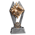7" Football Sun Ray Award