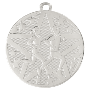 Silver 2" Superstar Cross Country Medal