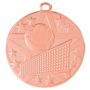 Bronze 2" Superstar Volleyball Medal