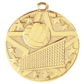 Gold 2" Superstar Volleyball Medal